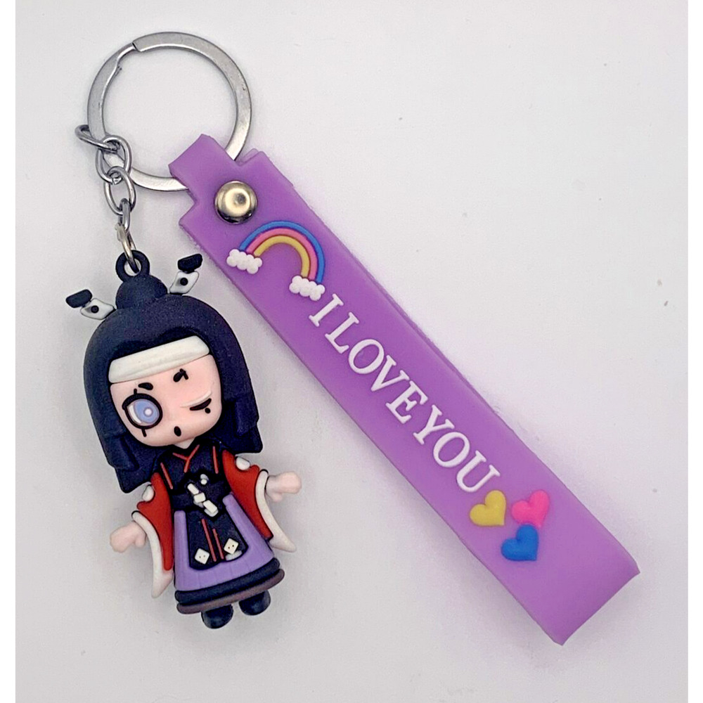 Ninja Warriors Anime Action Figure Key Chain 3D